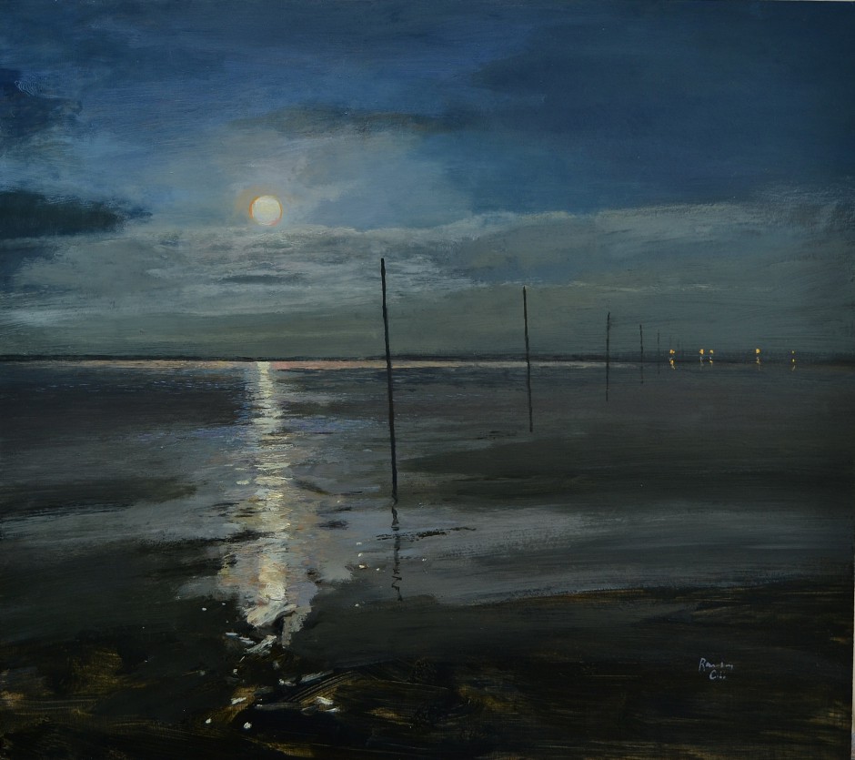Full Moon and Tide’s turn A Night journey to Lindisfarne.