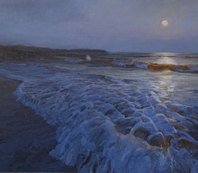 Full moon, rising tide. Islay